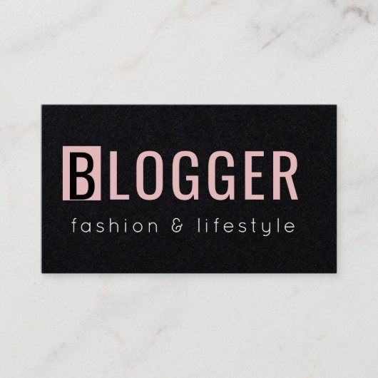 Geometrische rosa RoseMinimalistischer Visitenkarte (Vorderseite)