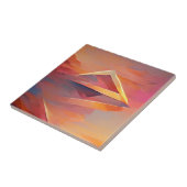 Geometrische Rose für abstrakte Kunst Fliese (Seite)