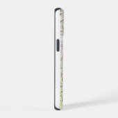 Geometrische Rose Gold LIEBE Herzmuster iPhone 15 Hülle (Rechte Seite)