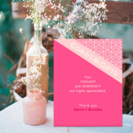 Geometrische Rose Rote Hochzeitkarten und Geschenk Sockelschild