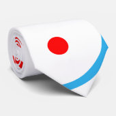 Geometrische rote grüne blaue Kreise Krawatte (Gerollt)