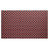 Geometrische rote schwarze Punkte Stoff (Yard (91,4 cm))