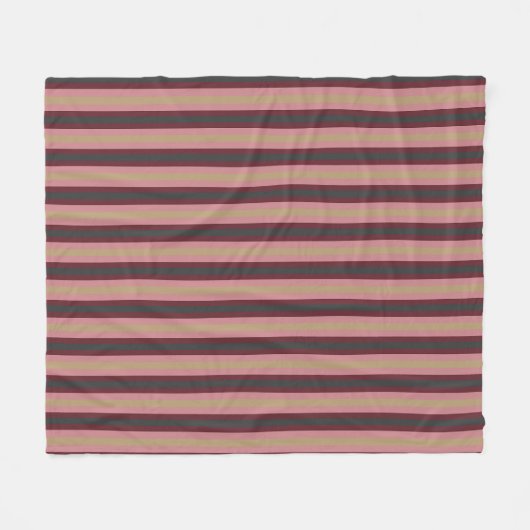 Geometrische Royal Circle Colorful Vertikale Strei Fleecedecke (Vorderseite (Horizontal))