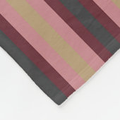 Geometrische Royal Circle Colorful Vertikale Strei Fleecedecke (Ecke)