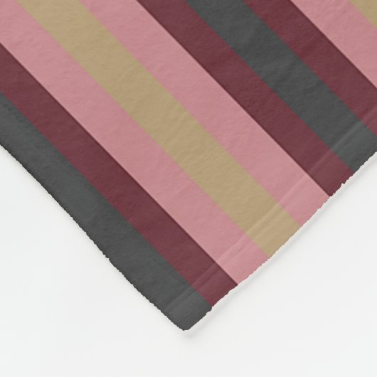 Geometrische Royal Circle Colorful Vertikale Strei Fleecedecke (Ecke)