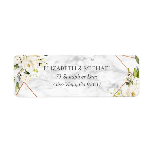 Geometrische Rücksendeadresse des Kupfermarballs (Vorne)