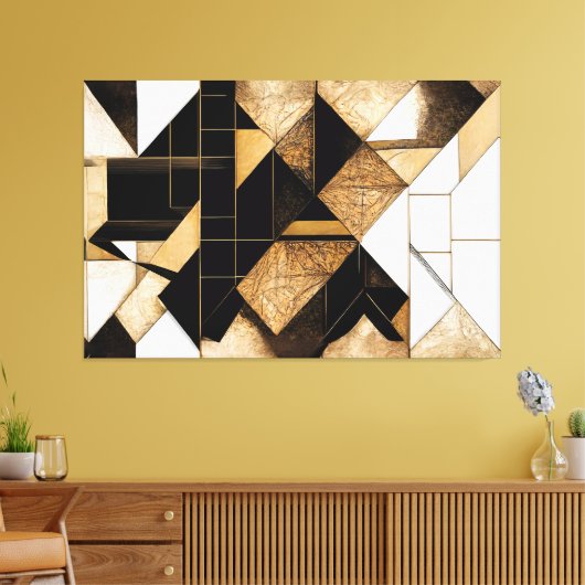 Geometrische Ruinen Leinwanddruck (Insitu (Wohnzimmer))