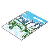 geometrische Rundbussweberei, handgefertigt mit de Notizblock (Linke Seite)