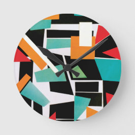 Geometrische Rundlaufuhr Runde Wanduhr