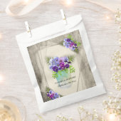 geometrische rustikale Stiefmütterchen in Mason Ja Geschenktütchen (Ausgeschnitten)