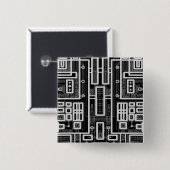 Geometrische Schalttafel Button (Vorne & Hinten)