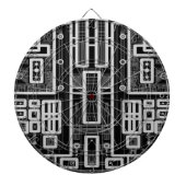 Geometrische Schalttafel Dartscheibe (vorne)