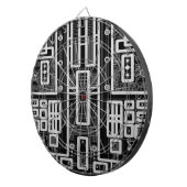 Geometrische Schalttafel Dartscheibe (Vorderseite rechts)