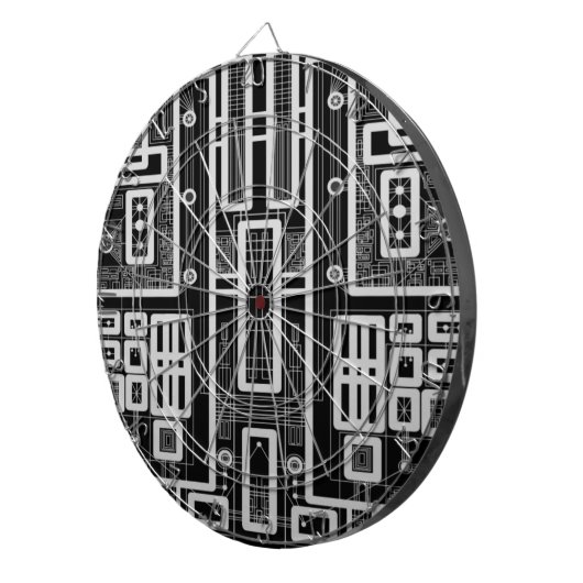 Geometrische Schalttafel Dartscheibe (Vorderseite rechts)