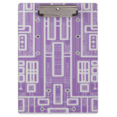 Geometrische Schalttafel Klemmbrett (Vorderseite)