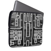 Geometrische Schalttafel Laptopschutzhülle (Vorne Rechts)