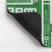 Geometrische Schalttafel Mousepad (Ecke)