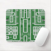 Geometrische Schalttafel Mousepad (Mit Mouse)