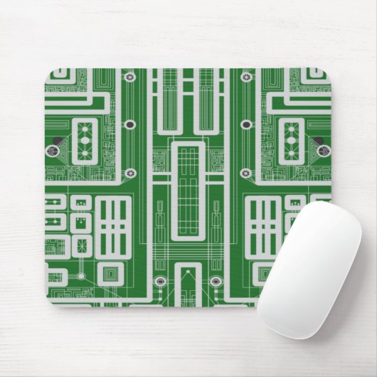 Geometrische Schalttafel Mousepad (Mit Mouse)