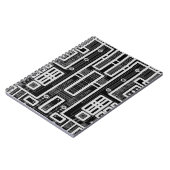 Geometrische Schalttafel Notizblock (Linke Seite)