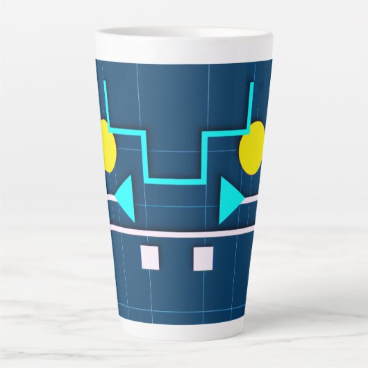 Geometrische Schaltung Tasse (Vorderseite)