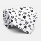 Geometrische Schneeflocken 2 Krawatte - Lizenz (Gerollt)