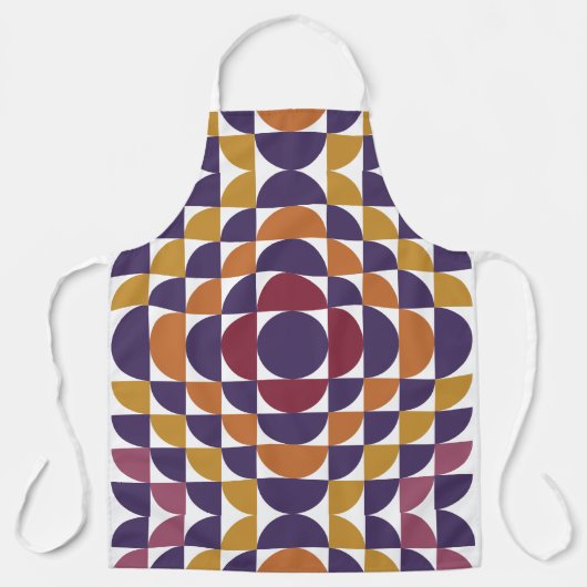 Geometrische Schürze | Moderne Mitte des Jahrhunde (Vorderseite)