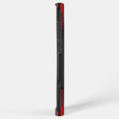 geometrische Schwarz-Rot-Geometrie Samsung Galaxy Hülle (Rechte Seite)