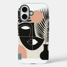 Geometrische schwarze Frau