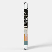 Geometrische schwarze Frau Case-Mate iPhone Hülle (Rückseite / Rechts)