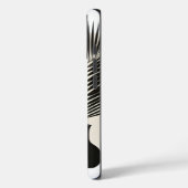 Geometrische schwarze Frau Case-Mate iPhone Hülle (Rückseite / Links)