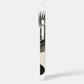 Geometrische schwarze Frau Case-Mate iPhone Hülle (Rückseite / Links)