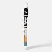 Geometrische schwarze Frau Case-Mate iPhone Hülle (Rückseite / Rechts)