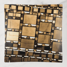 Geometrische Sepia-Spiegel