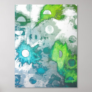 Geometrische Silberfolie Foliendrucke