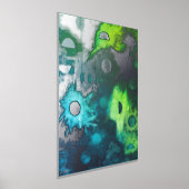 Geometrische Silberfolie Foliendrucke (Ablage )