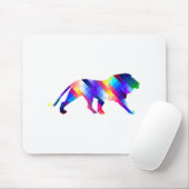 Geometrische Silhouette Mousepad (Mit Mouse)