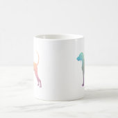 Geometrische Silhouette von Bluetick-Konsonanten i Kaffeetasse (Mittel)