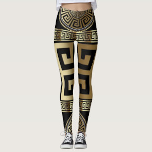 Geometrische sizilianische Damen  Leggings