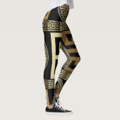 Geometrische sizilianische Frauen Leggings (Rechts)
