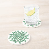 Geometrische Snowflake-Untersetzer Getränkeuntersetzer (Seite)
