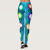 Geometrische Spike Balls Leggings (Rückseite)
