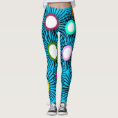 Geometrische Spike Balls Leggings (Vorderseite)