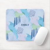 Geometrische Spiralen und Zeilenmuster Mousepad (Mit Mouse)