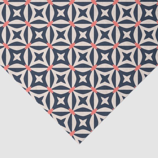 Geometrische Sternchen-Vereinbarung Seidenpapier (Ausschnitt)