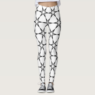 geometrische Sterne Leggings