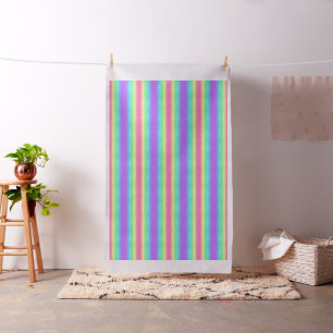 Geometrische Streifen aus Regenbogen Stoff