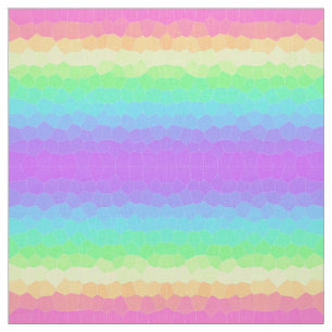 Geometrische Streifen aus Regenbogen Stoff
