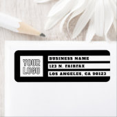 Geometrische Streifen für Ihre Logos | Schwarz/Wei (Insitu)