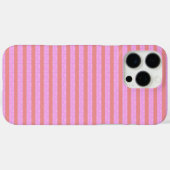 Geometrische Streifen in rosa Geostripes Case-Mate iPhone Hülle (Rückseite (Horizontal))